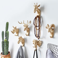 Animal Hooks Gold / Giraffe | Sage & Sill