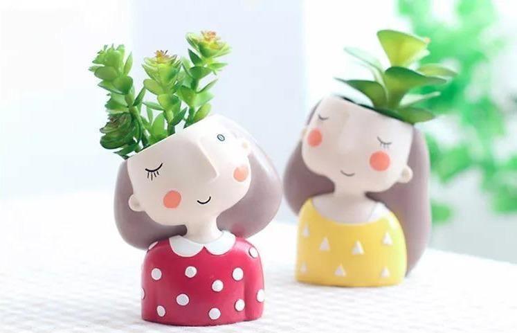 Cheerful Plant Mom Planter