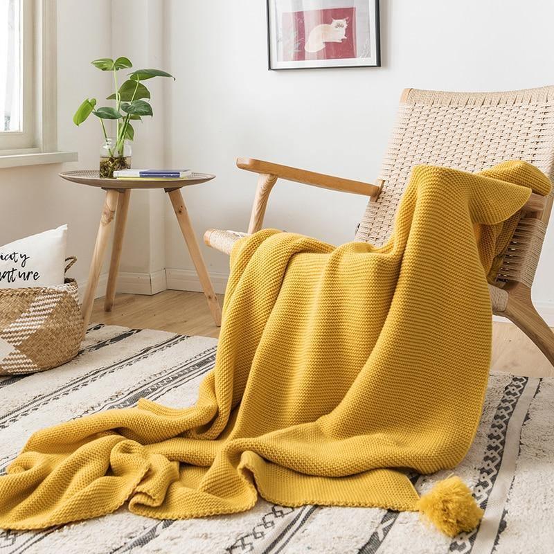 Tabitha Knitted Throw Blankets