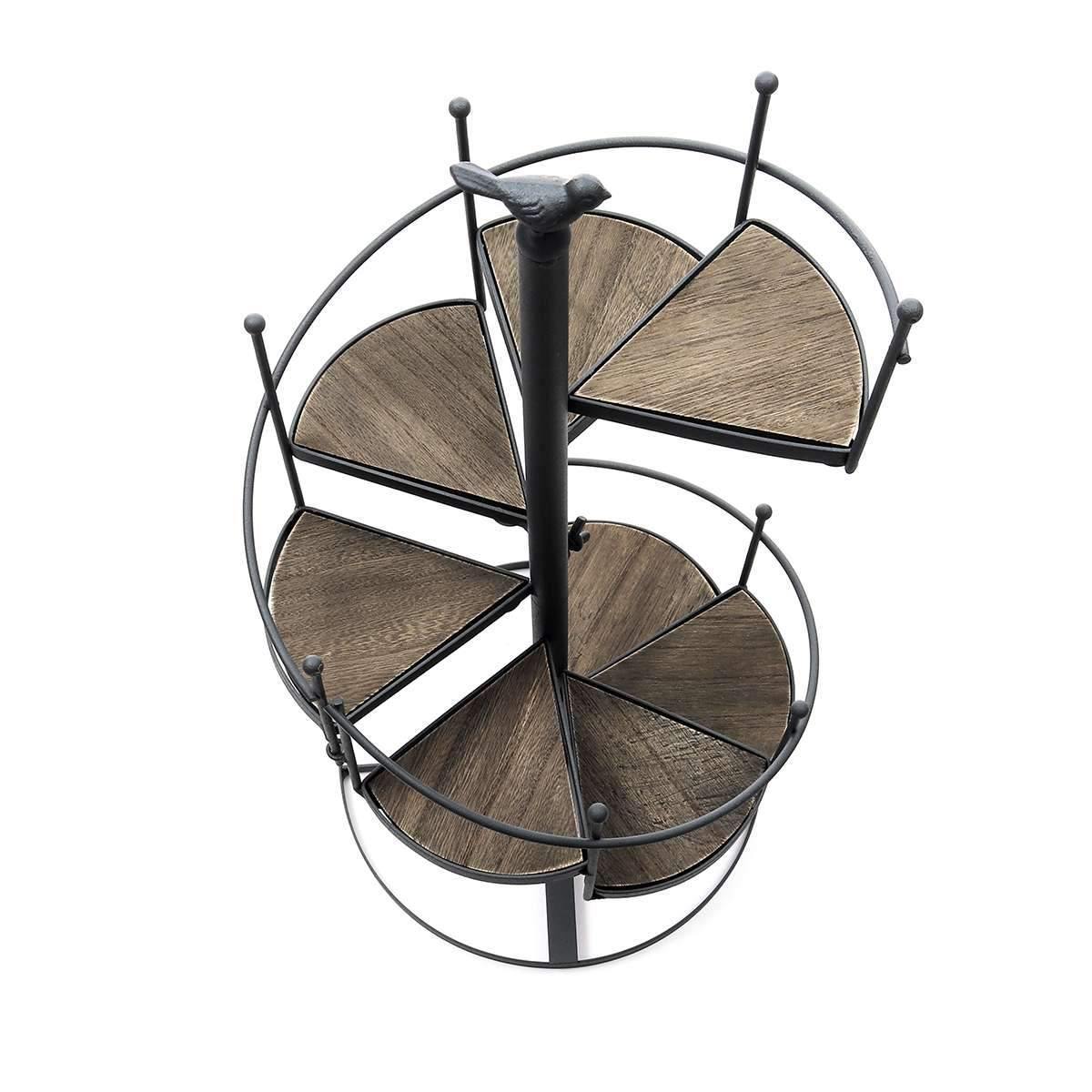 Spiral Staircase Iron Plant Stand