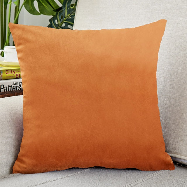 Cushion Cover Velvet Decoration Pillows For Sofa