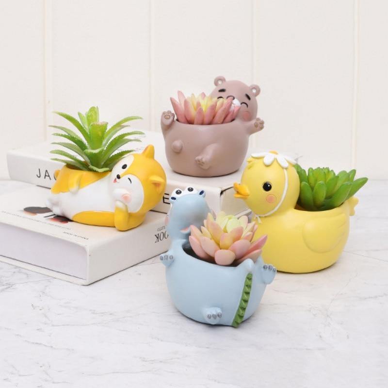 Lazy Animal Succulent Planter