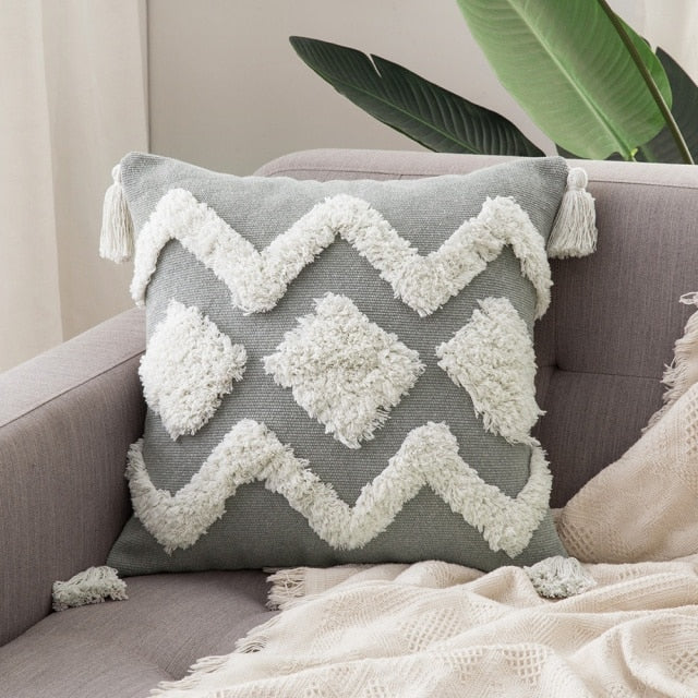 Tassels Cushion Cover