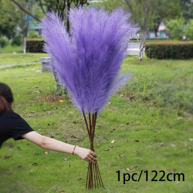 Artificial Pampas Grass Branch Flower